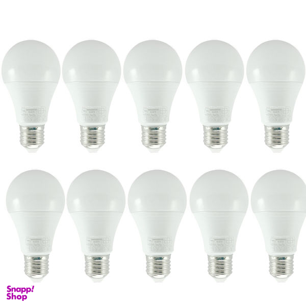 لامپ ال ای دی 9 وات تک تاب کد 01 بسته 10 عددی