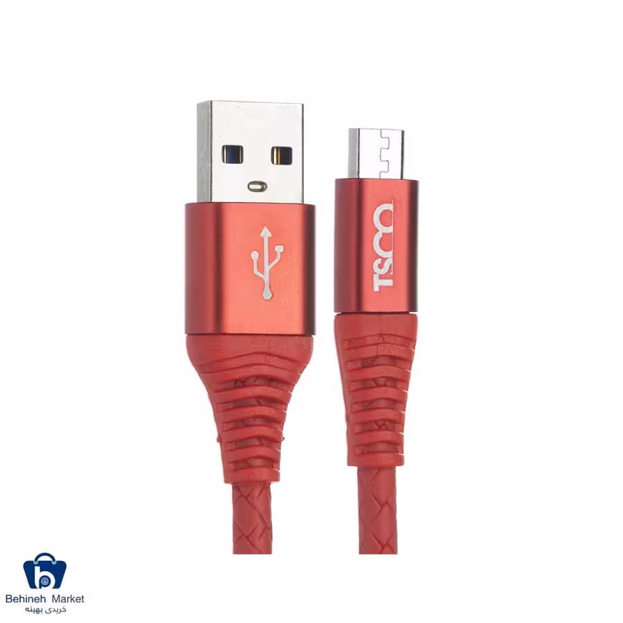 کابل تبدیل USB به microUSB تسکو مدل TC 50