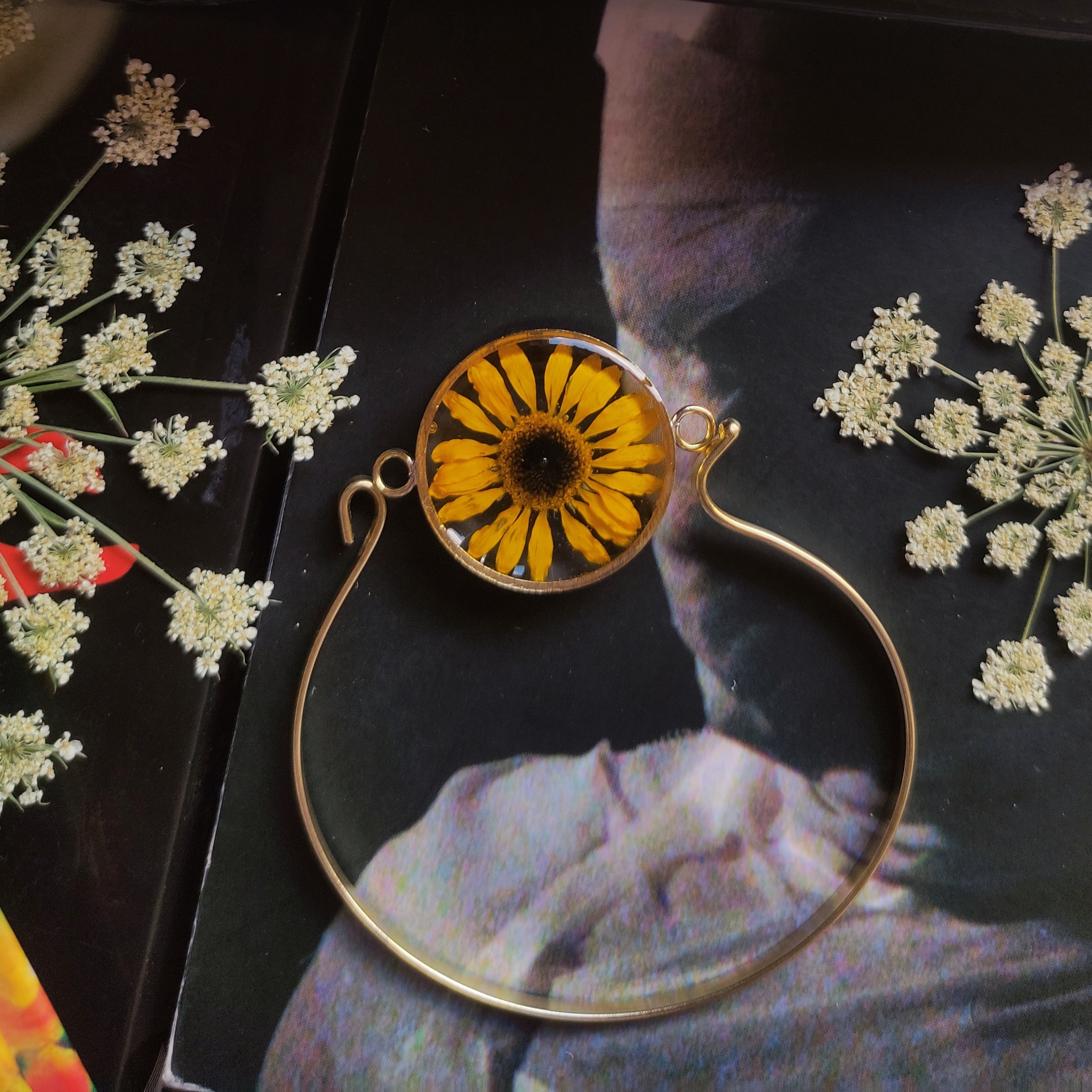 دستبند فیروزه گل آفتابگردون