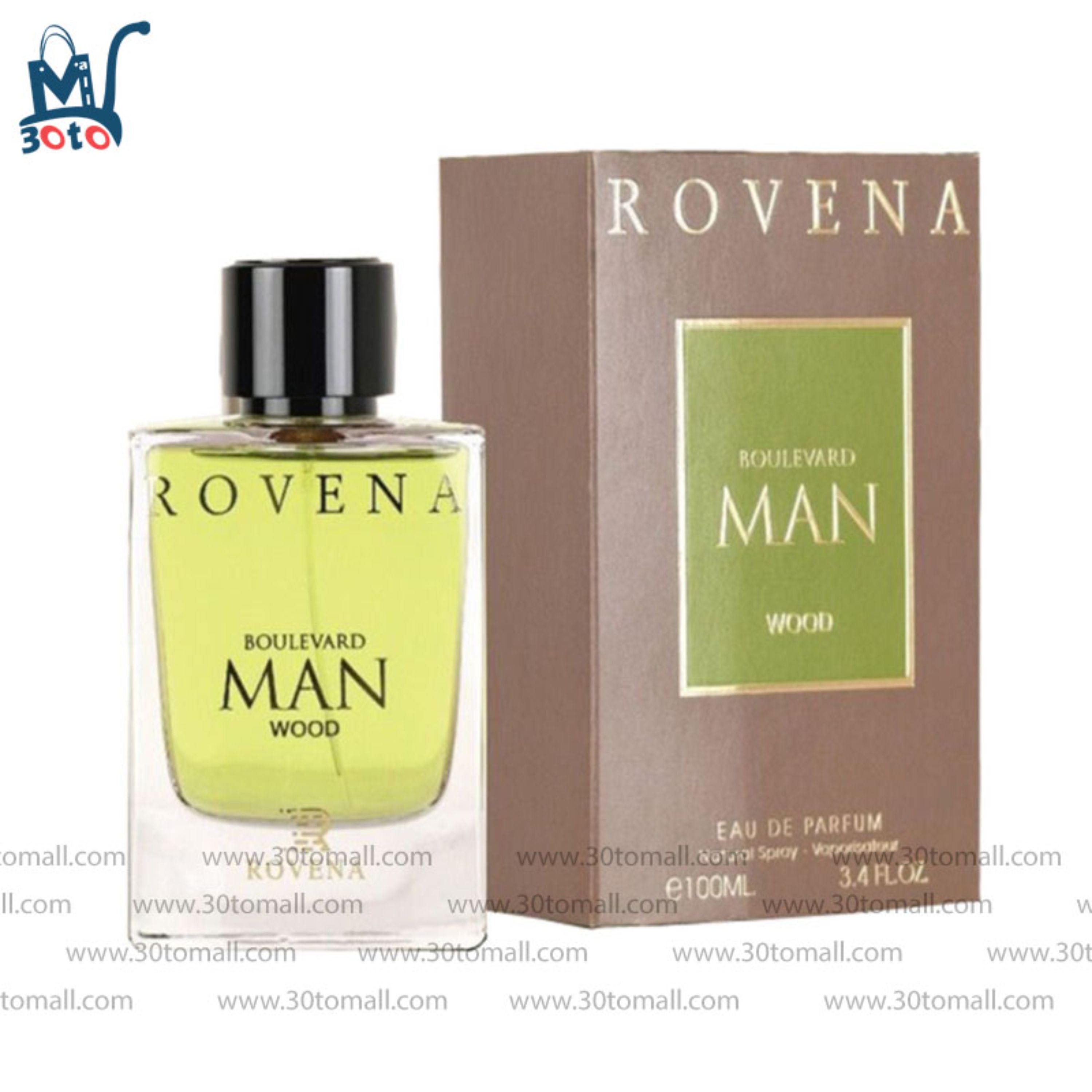 ادوپرفیوم مردانه روونا مدل boulevard man wood حجم 100 میل