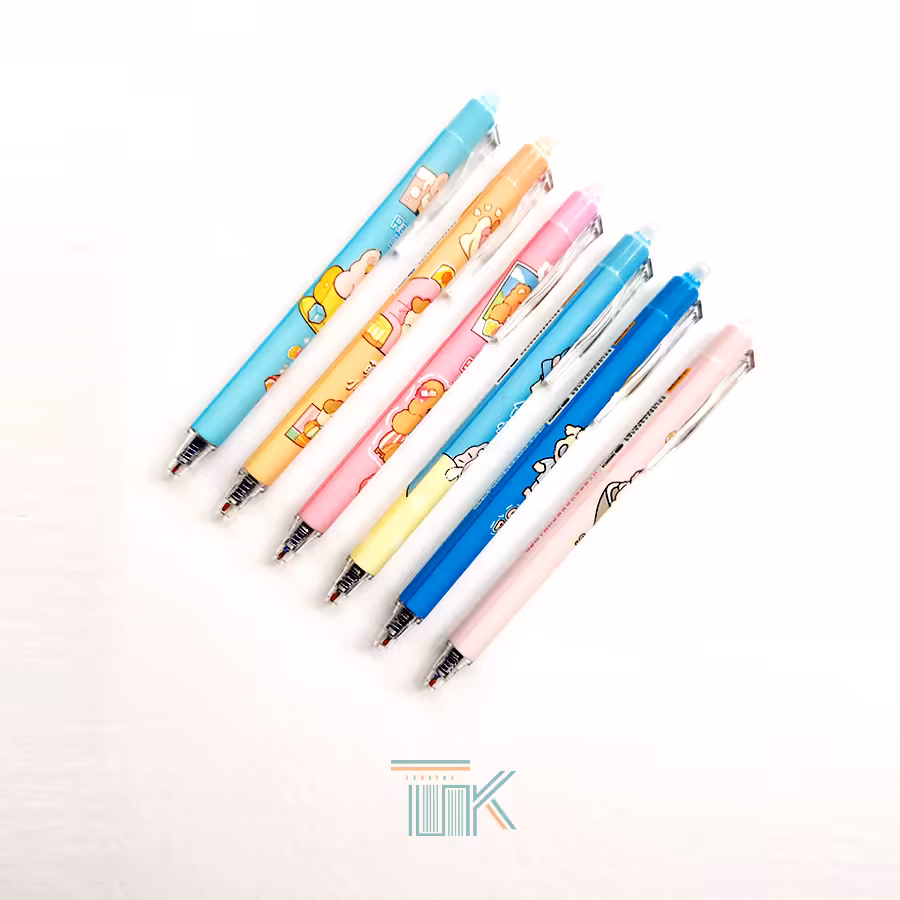 خودکار پاک‌کن دار فانتزی (6 طرح متنوع) | خرید کتاب زبان | خرید لوازم التحریر | چی کتاب | بالاترین تخفیف و ارسال رایگان