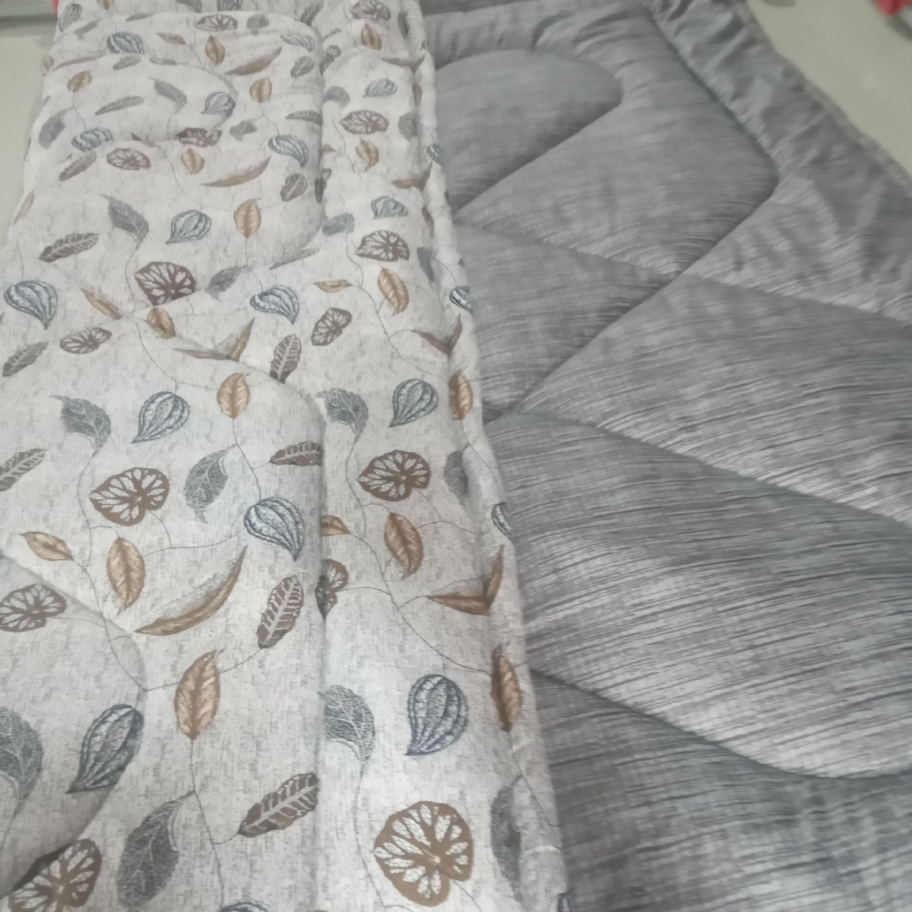 روتختی دونفره 6 تیکه دورو طرح 1402 پرفروش شیک طوسی
