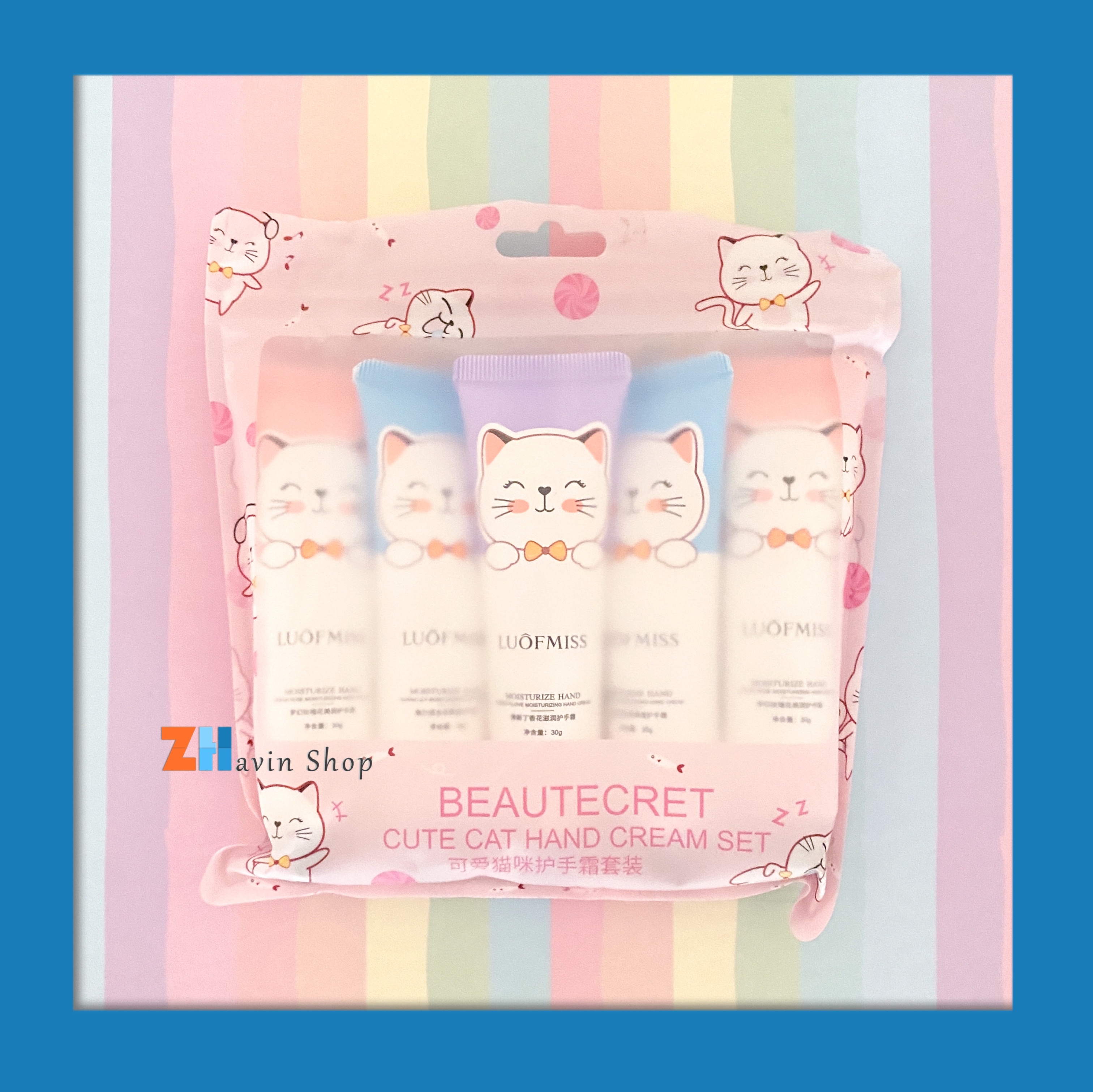  پک 5تایی کرم دست  گربه ای لوف میس LUOFMISS