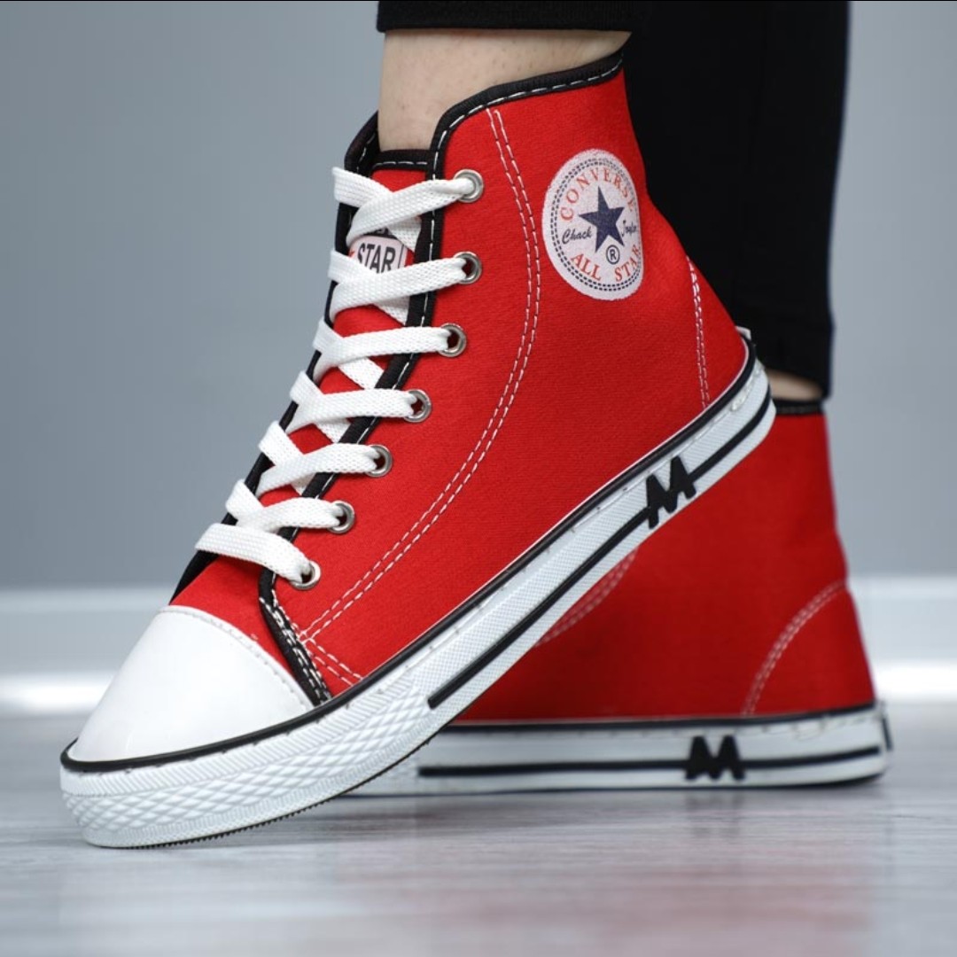 الستار ساقدار M رنگبندی مشکی و قرمز حراجی باتیس بوتیک