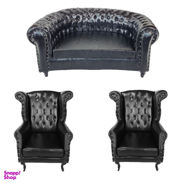 مبل چهار‌نفره مدل چستر گرد سزار