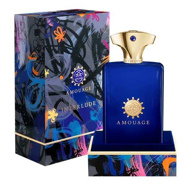 طرح باکس اصلی ادکلن آمواج اینترلود مردانه   Amouage Interlude 
