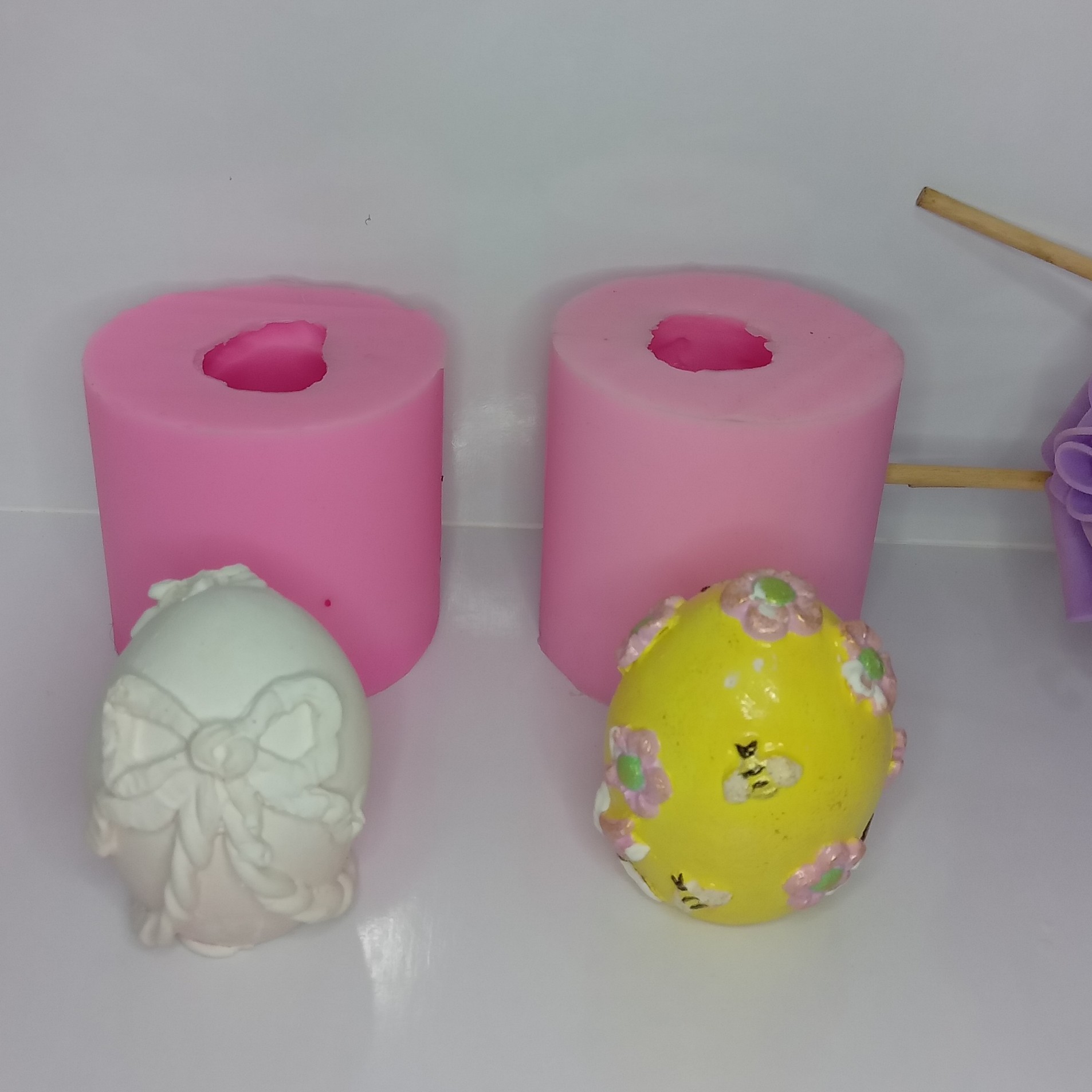 قالب سیلیکونی تخم مرغ پاپیونی و گلدار