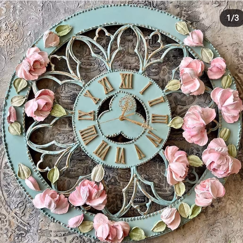 ساعت دیواری قطر 60 لوکس جهیزیه  موتور ارامگرد 