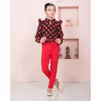شومیز شلوار دخترانه عیدانه آنوشا