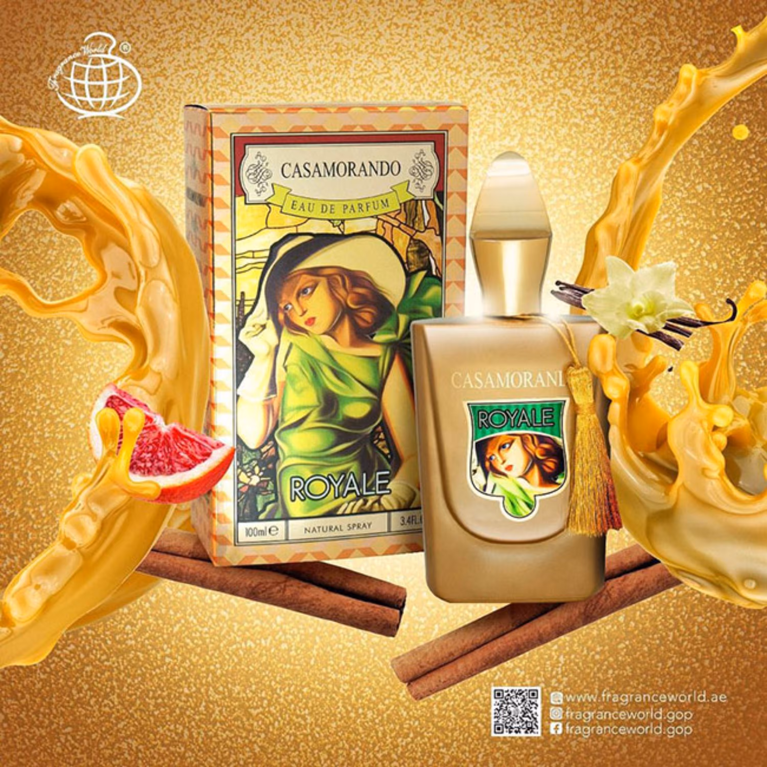 عطر ادکلن زنانه زرژوف کازاموراتی لیرا فراگرنس ورد Casamorando Royale