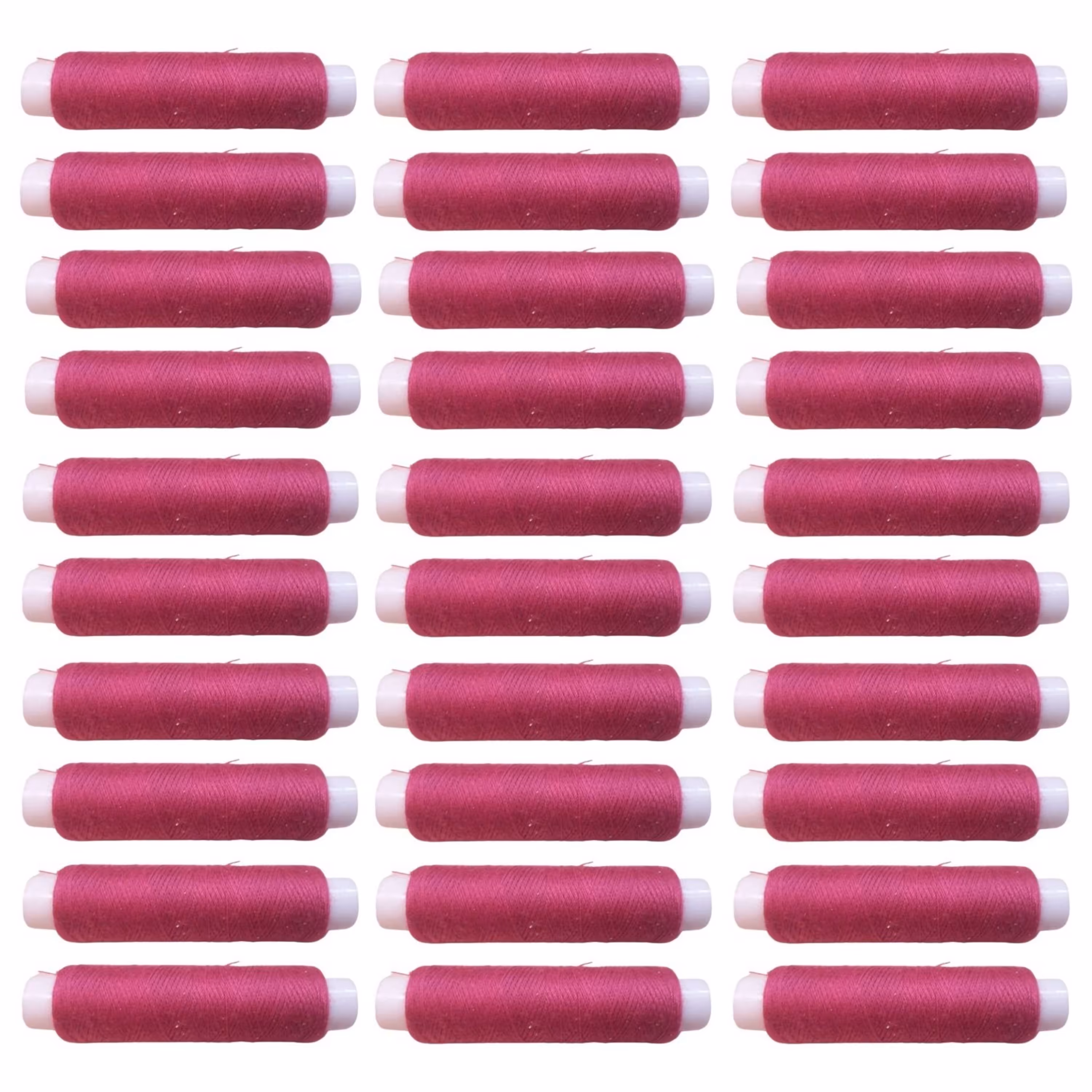 قرقره نخ خیاطی دنیا سرخابی (بسته 30 عددی) 