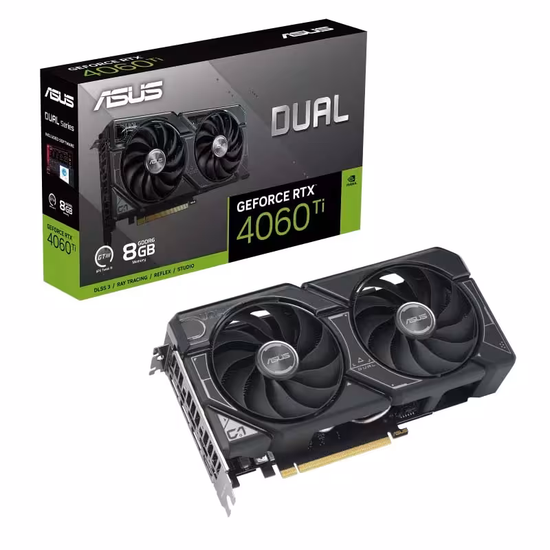 خرید کارت گرافیک ایسوس ASUS Dual GeForce RTX™ 4060 Ti 8GB GDDR6 با بهترین قیمت