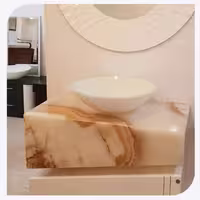روشویی سنگی مرمر سایز (چهل در هفتاد) طرح مهنام a
