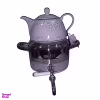ست کتری و قوری شاینی مدل ضدزنگ ظرفیت 3 لیتر
