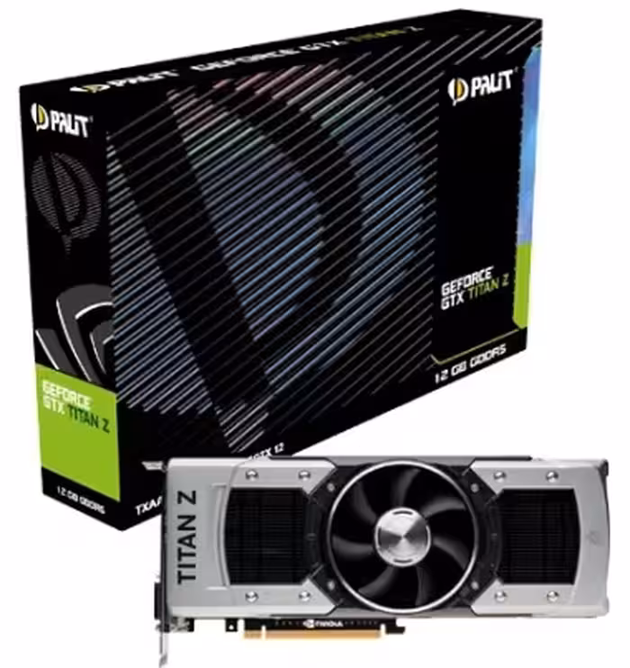 کارت گرافیک پلیت مدل GeForce GTX TITAN Z با حافظه 12 گیگابایت