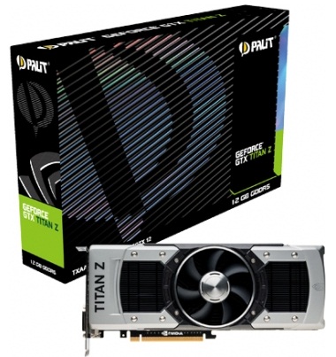 کارت گرافیک پلیت مدل GeForce GTX TITAN Z با حافظه 12 گیگابایت