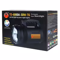 چراغ قوه و نورافکن دستی TD-6000A-30W-T6