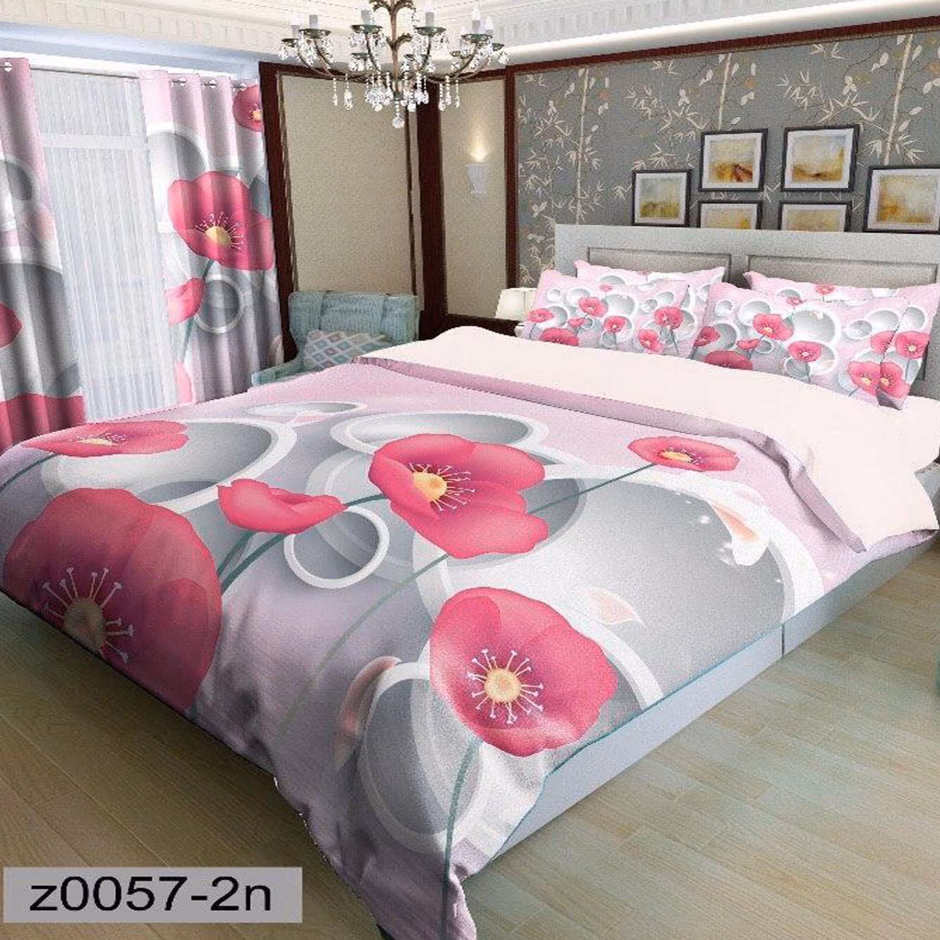 سرویس روتختی 1 نفره تنسل چاپی برندترک لند (Turk Land)  کد rs z 57