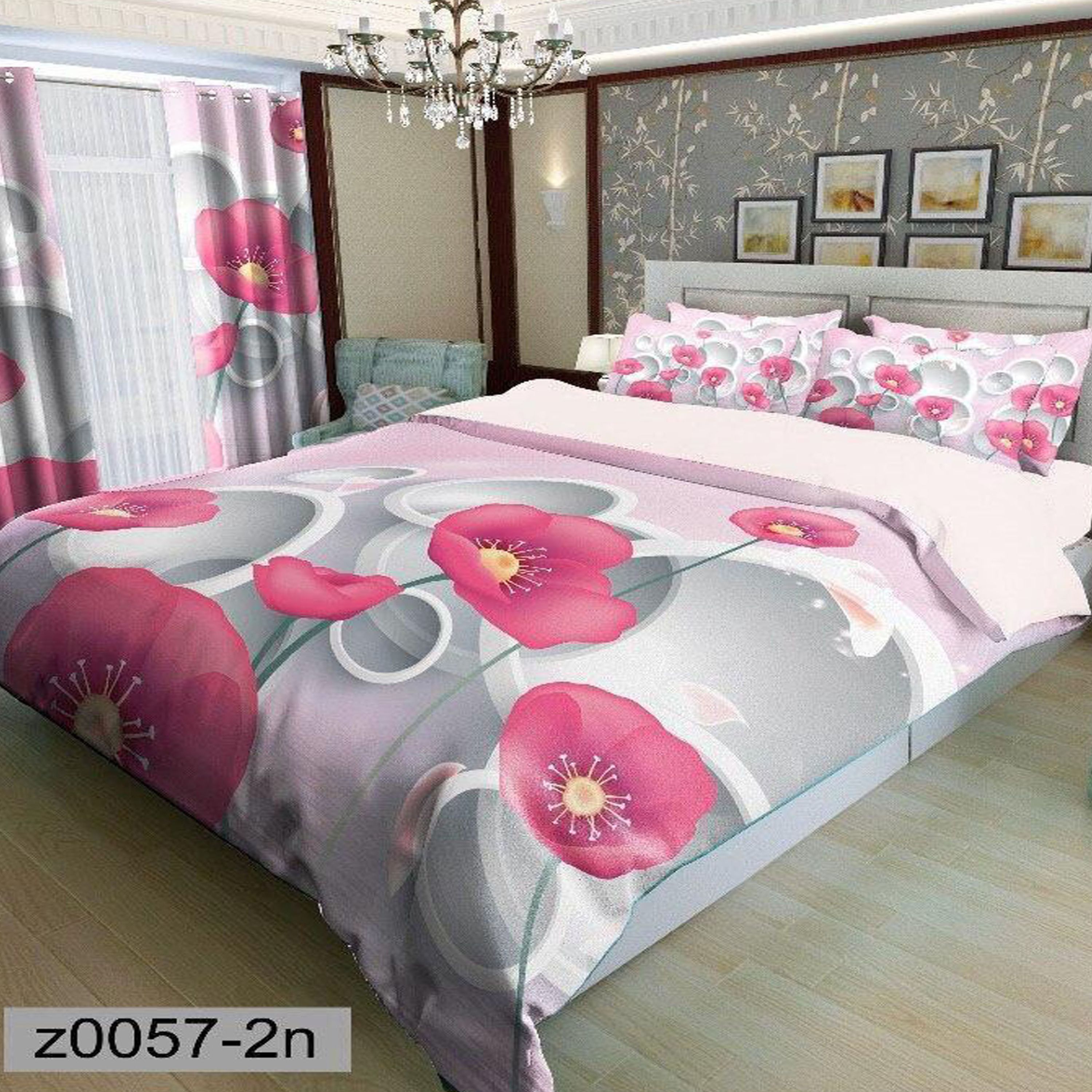 سرویس روتختی 1 نفره تنسل چاپی برندترک لند (Turk Land)  کد rs z 57