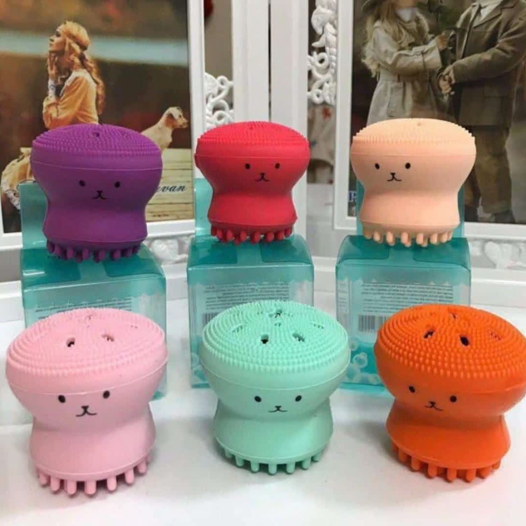 فیس واش هشت پا سیلیکونی، فیس واش فانتزی، فیس واش مخزن دار 