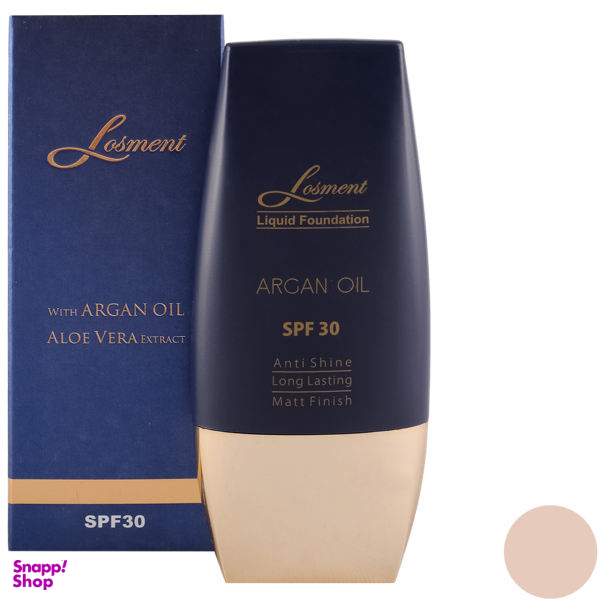 کرم پودر لوسمنت (Losment) SPF30 حاوی روغن آرگان و آلویه‌ورا شماره L223 حجم 30 میلی لیتر
