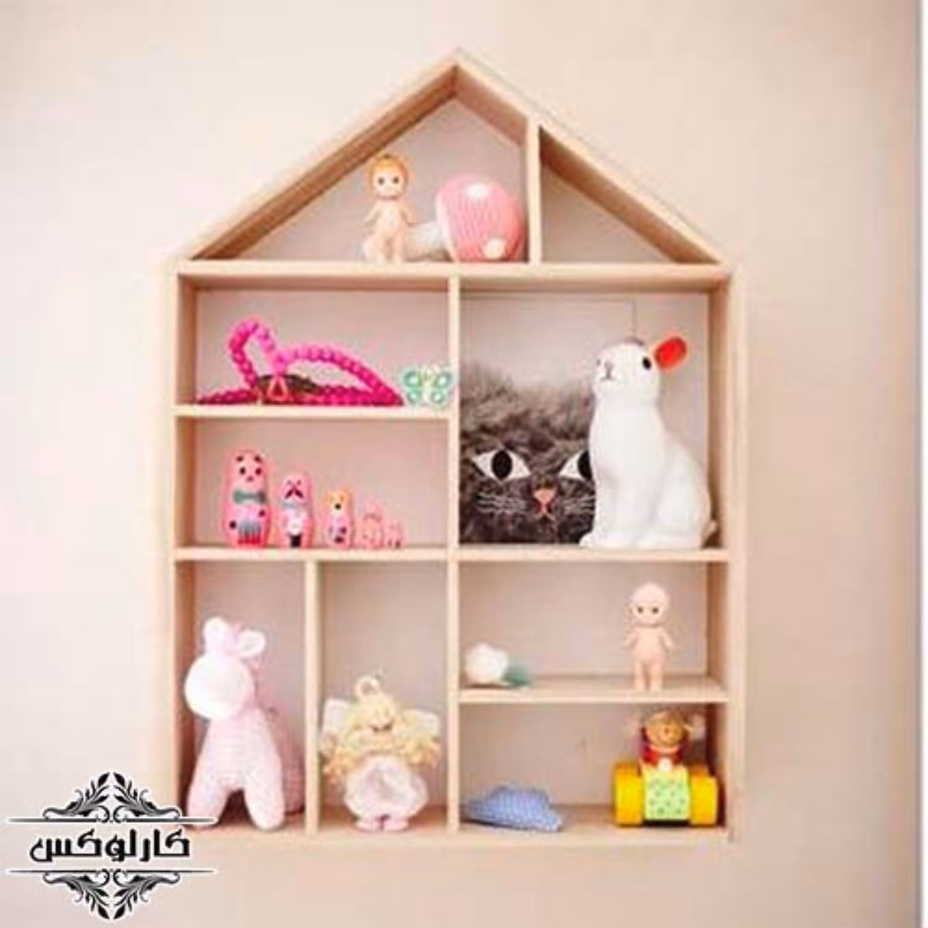 باکس دیواری طرح خانه