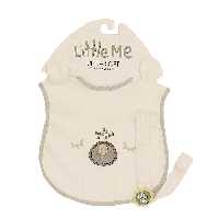 پیشبند نوزادی به همراه بند پستانک دکمه ای لیتل می Little me