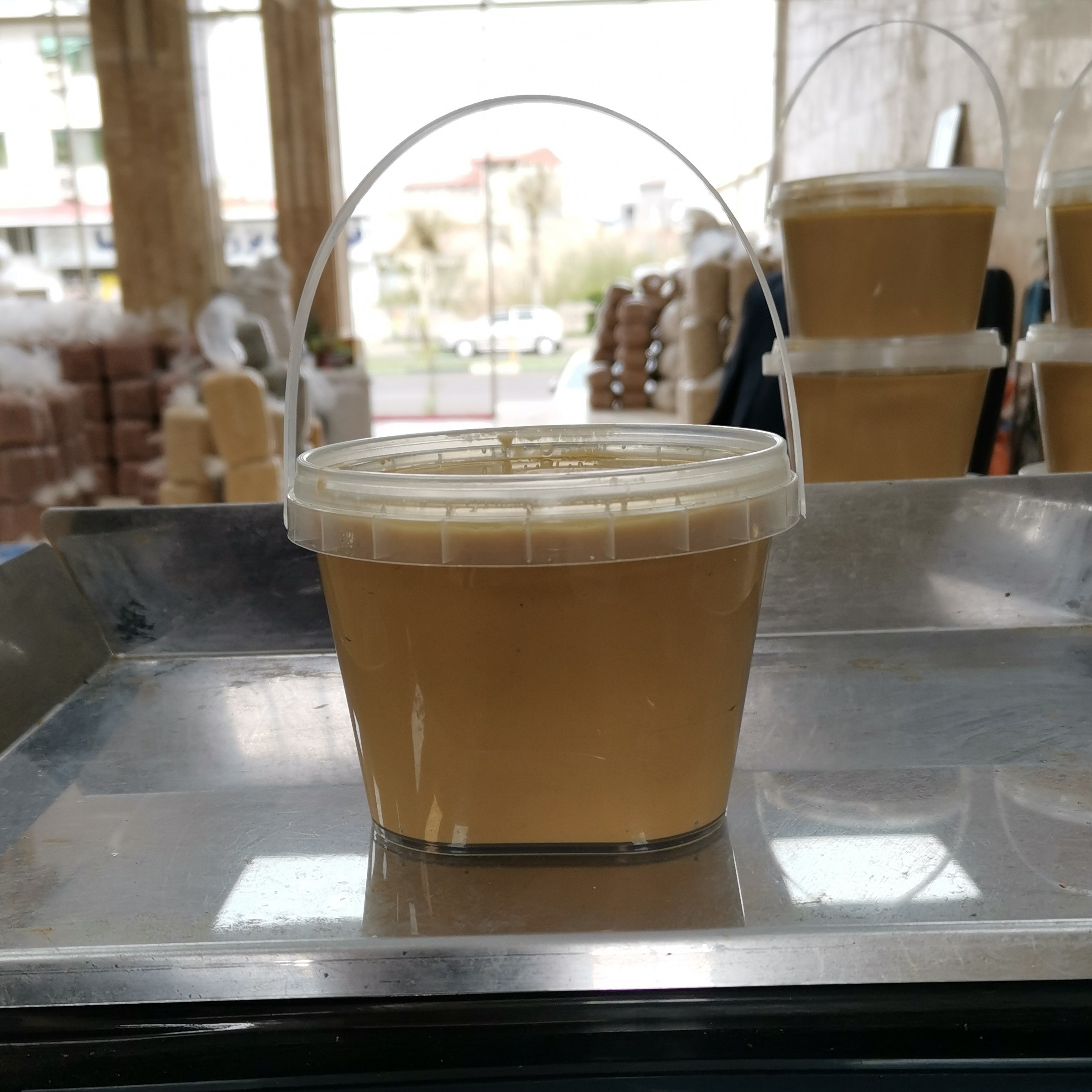 کره بادام زمینی ارگانیک تازه نیم کیلویی