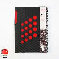 دفتر مشق 100 برگ فنر دوبل دایکاتی قرمز آپادانا