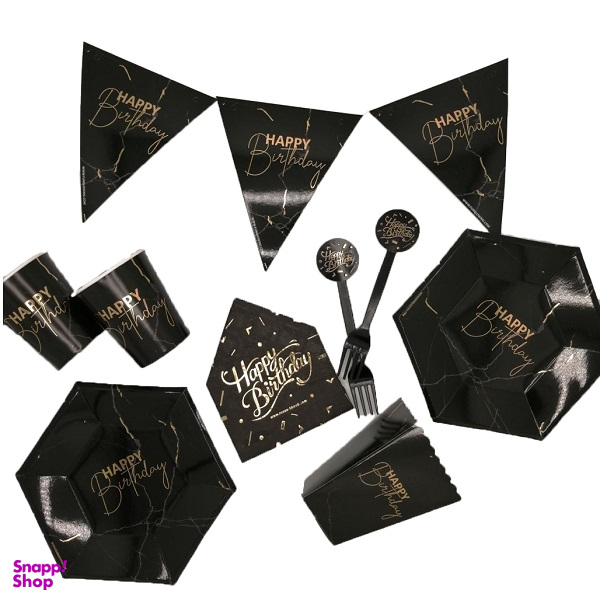 تم تولد طرح ماربل مرمر مجموعه 45 عددی