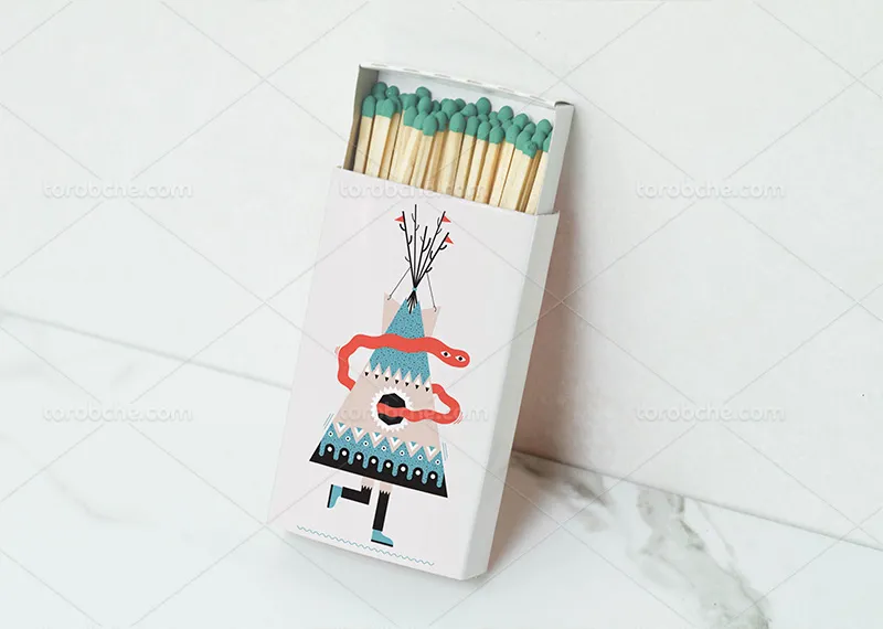 موکاپ جعبه کبریت PSD | گرافیک با طعم تربچه