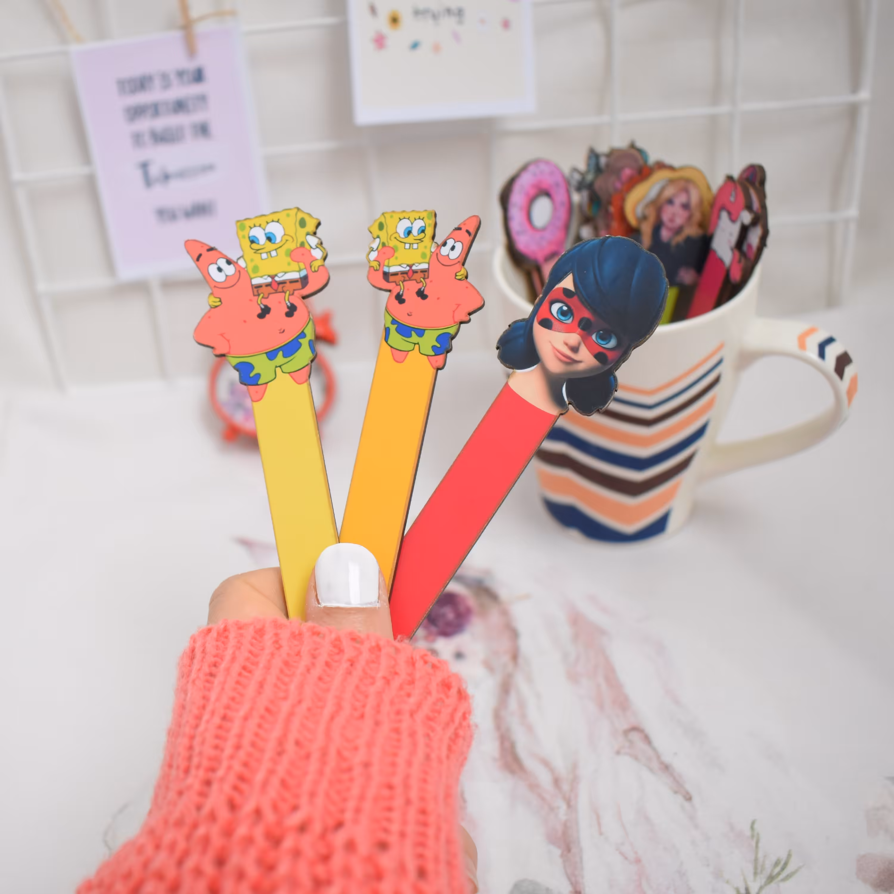 بوک مارک فانتزی چوبی