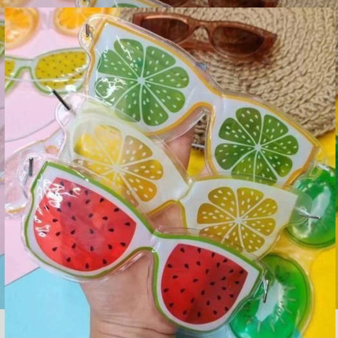 چشم بند کمپرس دار میوه ای