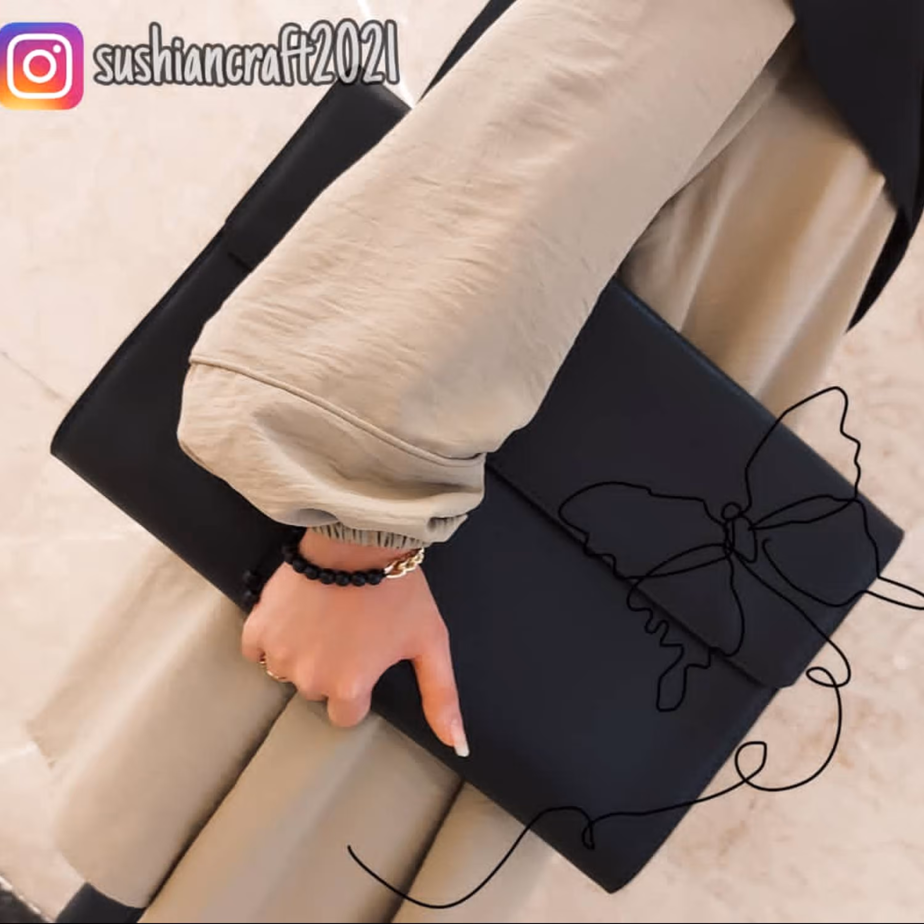 کیف چرم دانشجویی زیر بغلی
