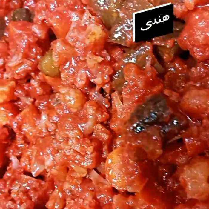 ترشی هندی با کیفیت و خانگی خوش طعم و با ضمانت در بسته (یک کیلویی) 