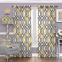 دو قواره طرح مدرن کد 8835 پرده پذیرایی جدید تصویری پانچ آماده