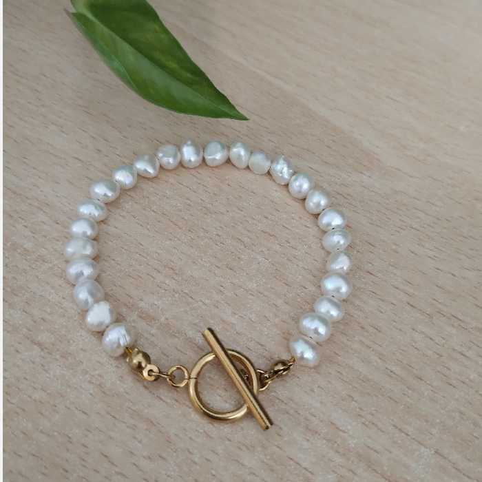 دستبند مروارید پرورشی اصل 