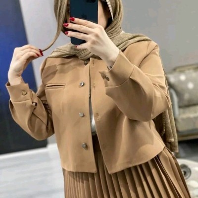 کت دامن پلیسه ریز کرپ مازراتی شکیل وزیبا برای خانمهای باسلیقه