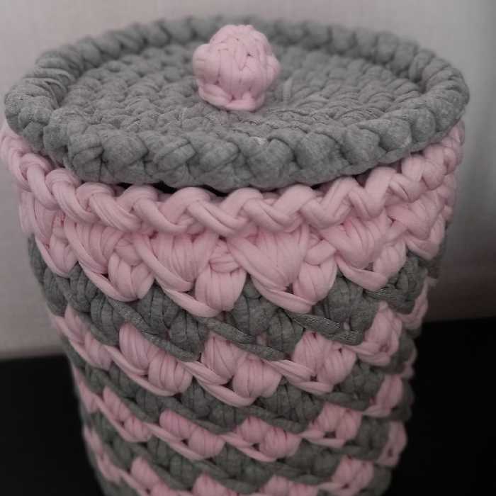 سطل زباله #تریکو در دار مناسب اتاق در رنگبندی دلخواه و مورد علاقه شما