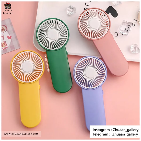 فن قابل حمل Minimalist Fan پاستلی