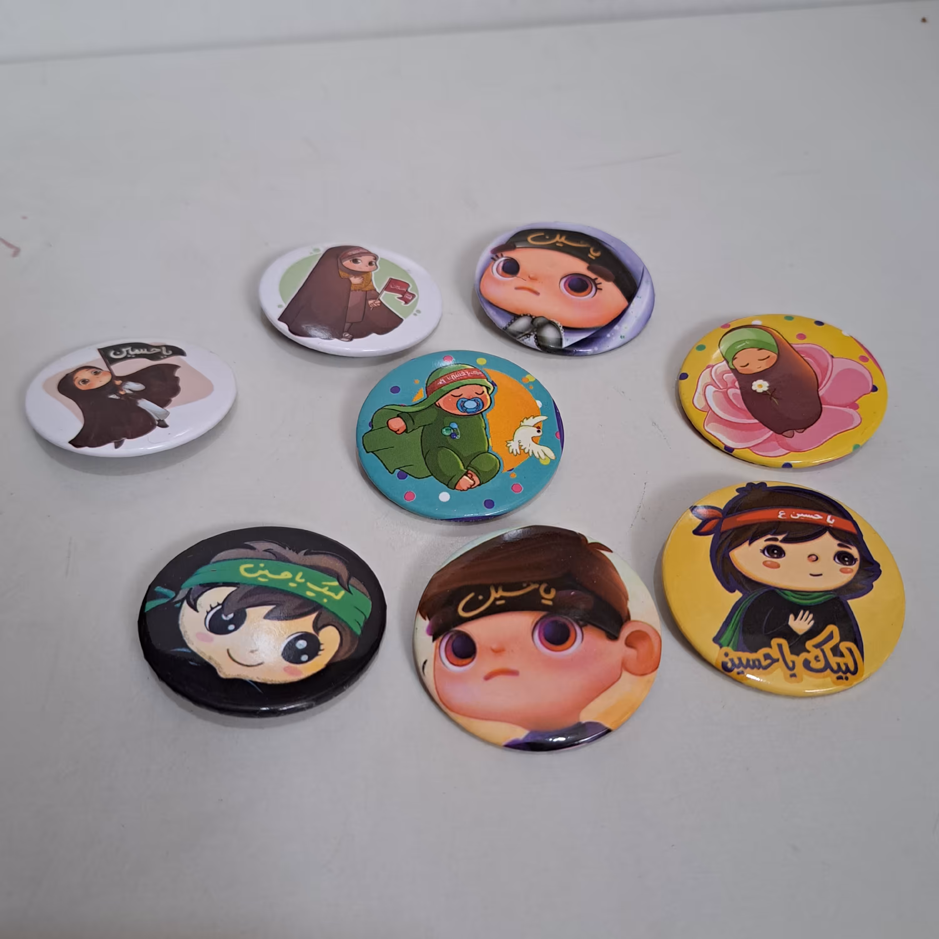 پیکسل طرح محرم بسته 10 عددی کودکانه هدیه اربعین و مجالس عزاداری به کودکان هدیه جذاب و زیبا به کودکان حسینی 