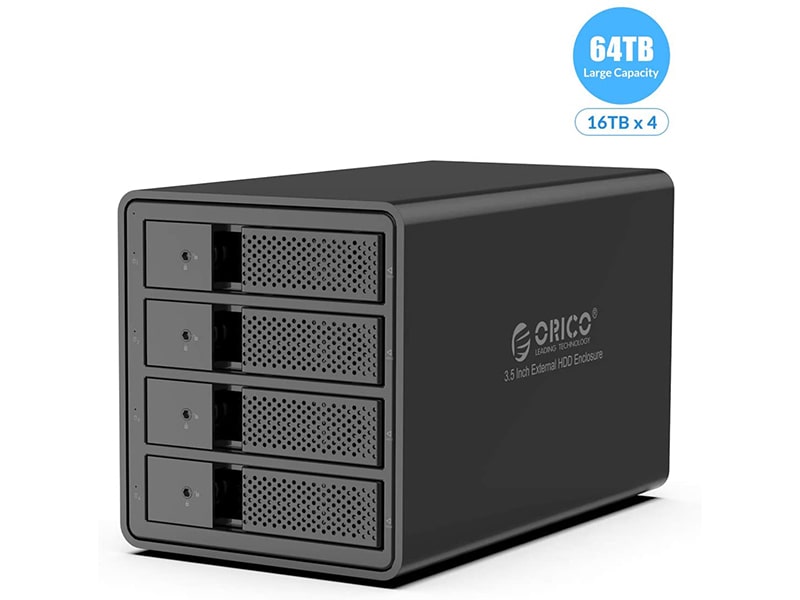 باکس هارد 3.5 اینج اوریکو ORICO 4 bay 3.5 inch USB3.0 &amp; SATA RAID Hard Drive Enclosure (9548RU3)