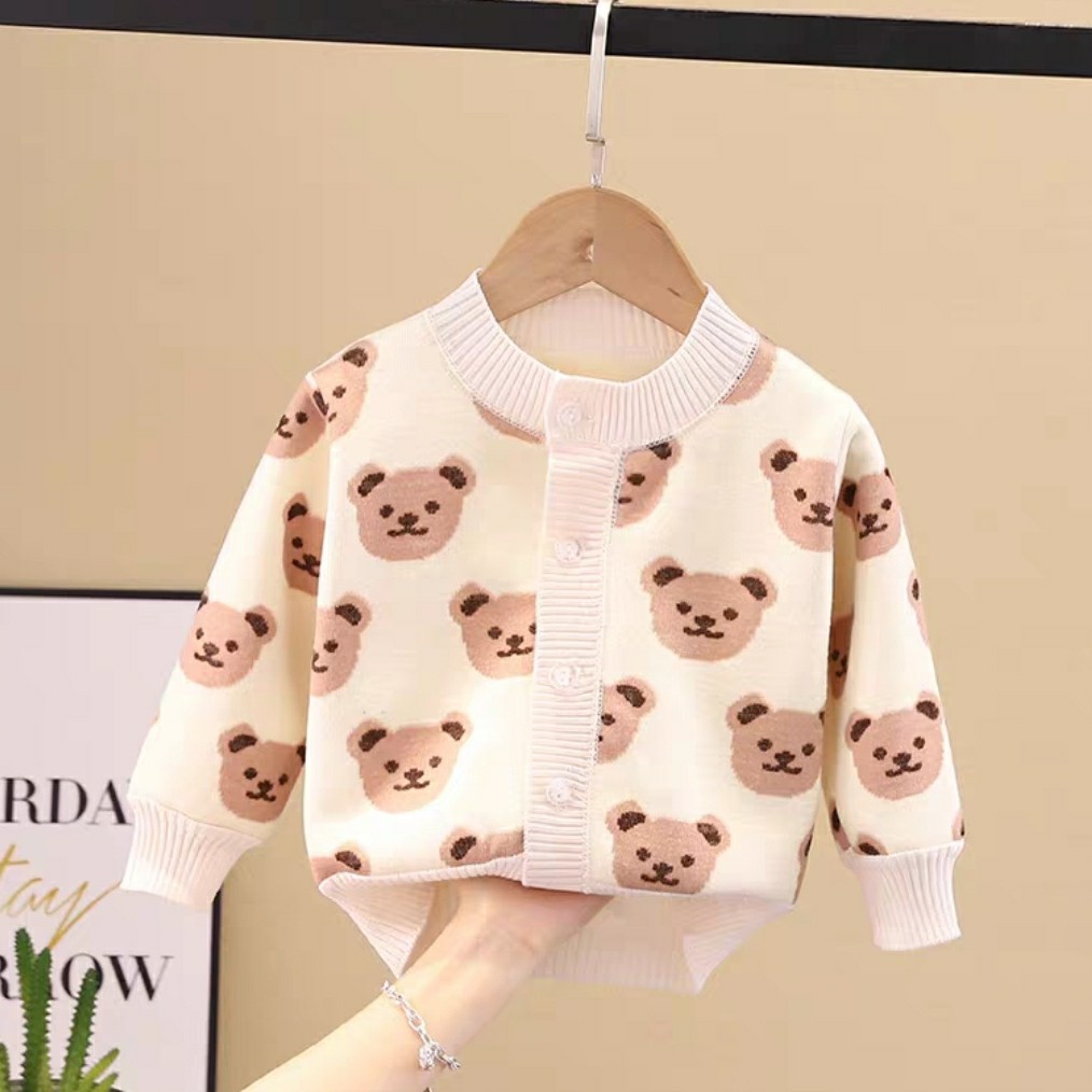 سویشرت طرح خرس تدی دخترانه و پسرانه سایز یک تا چهار سال