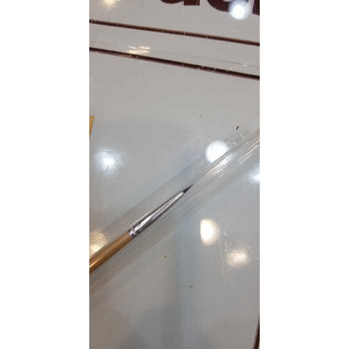 قلم 000 سه صفر مویی مناسب برای طراحی ناخن، خط چشم و آکوا و ابرو و خطوط ظریف براش نازک خط چشم