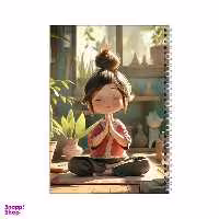 دفتر مشق 100 برگ بامبیلیپ طرح یوگا  و آرامش کد 4392458