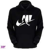 هودی مردانه مدل F529 رنگ مشکی طرح NIKE
