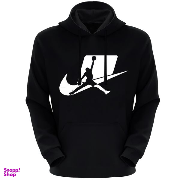 هودی مردانه مدل F529 رنگ مشکی طرح NIKE
