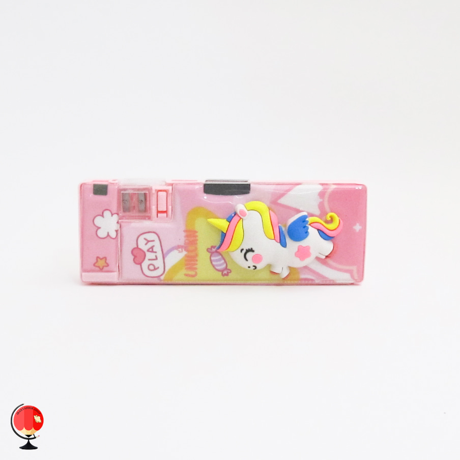 جامدادی دخترانه مگنتی طرح برجسته یونیکورن