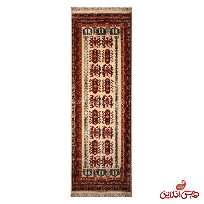 کناره فرش ماشینی ساوین طرح بهرخ کرم