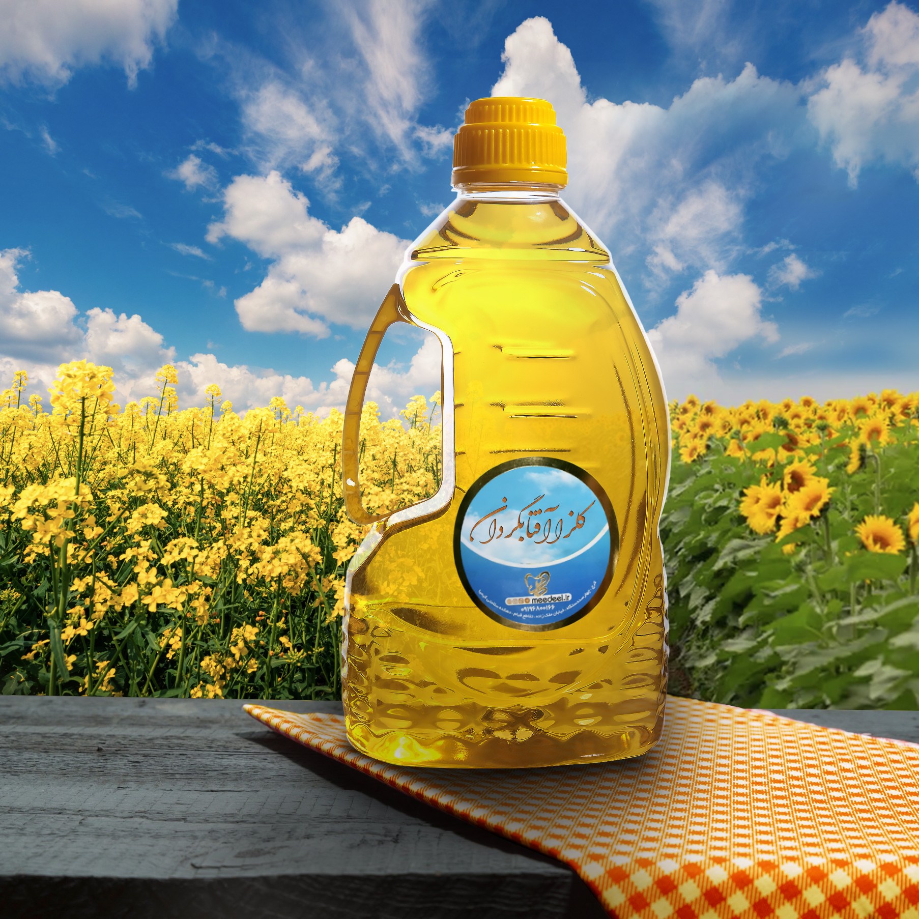 روغن ترکیبی کلزا-آفتابگردان دولیتری ارسال(یک روزه البرز -سه روزه سراسر ایران)